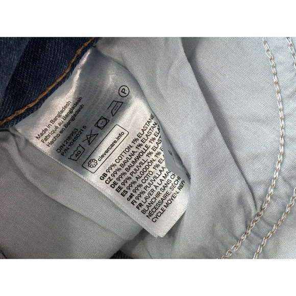 Divided H&M Med Blue Wash Bootcut Denim Jeans Button Up Fly Women's Sz 10 - Picture 6 of 9